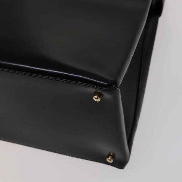 GUCCI Hand Bag Leather Black Gold 000 2046 000 2046 - Picture 12 of 16